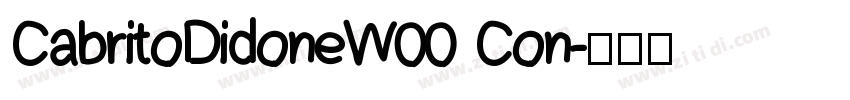 CabritoDidoneW00 Con字体转换